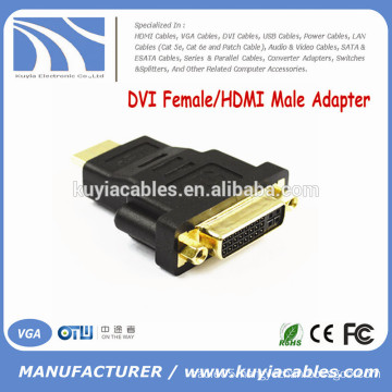 Good quality Hdmi to DVI 24+5 adapter male to female Converter Made in China